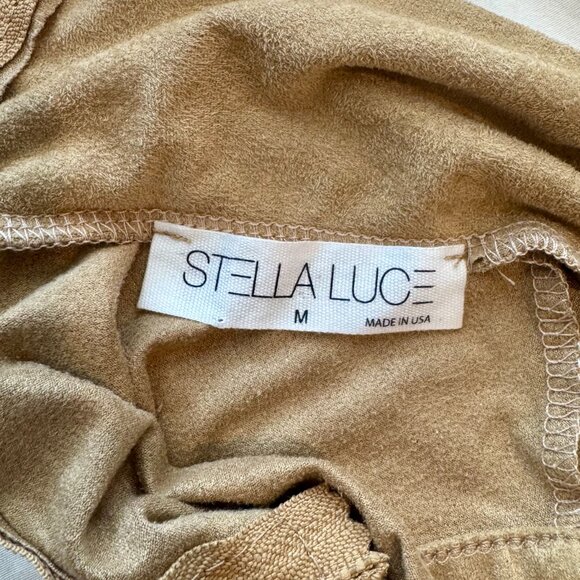 STELLA LUCE Faux Suede Sleeveless Top - Picture 9 of 9